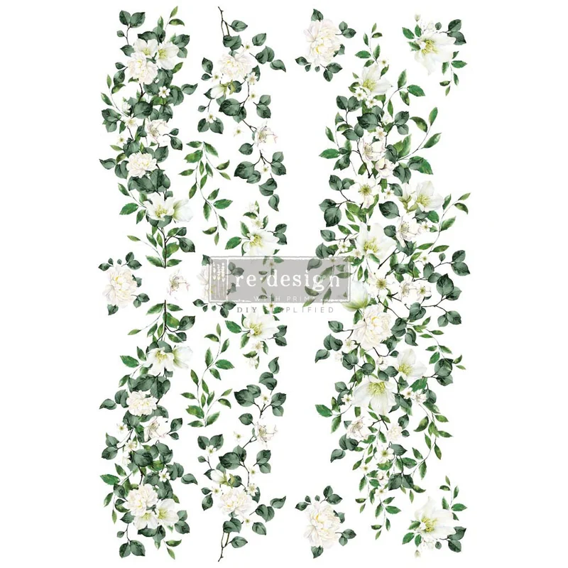 Decor Tranfer RE DESIGN WITH PRIMA - Flowers on the Trellis