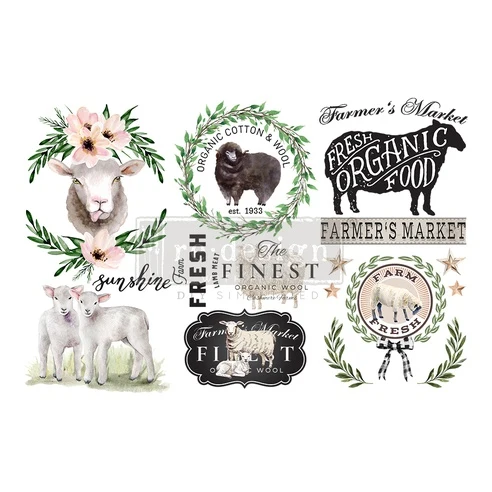Decor Transfer RE DESIGN WITH PRIMA - Sweet Lamb
