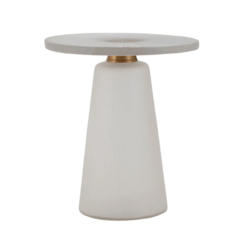 Crystal side table