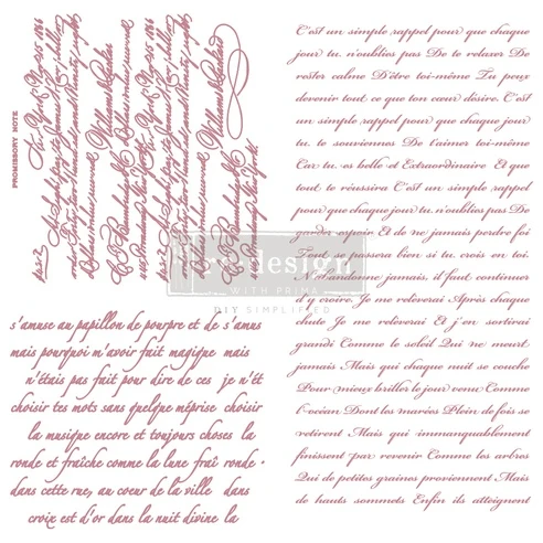 Sello Re Design With Prima VINTAGE SCRIPT