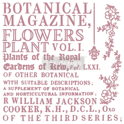 Sello Re Design With Prima BOTANICAL ENCYCLOPEDIA