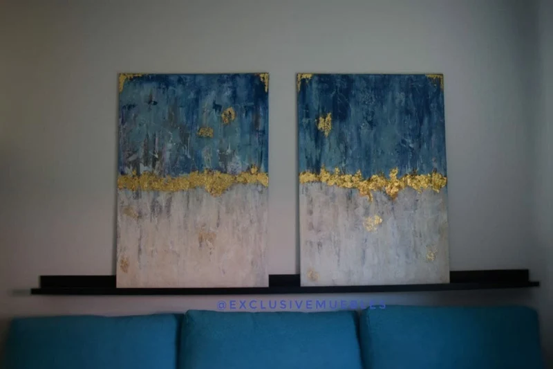 Pareja de Cuadros Arte Abstractos