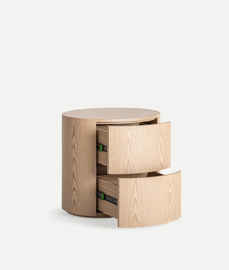Lira oval bedside table