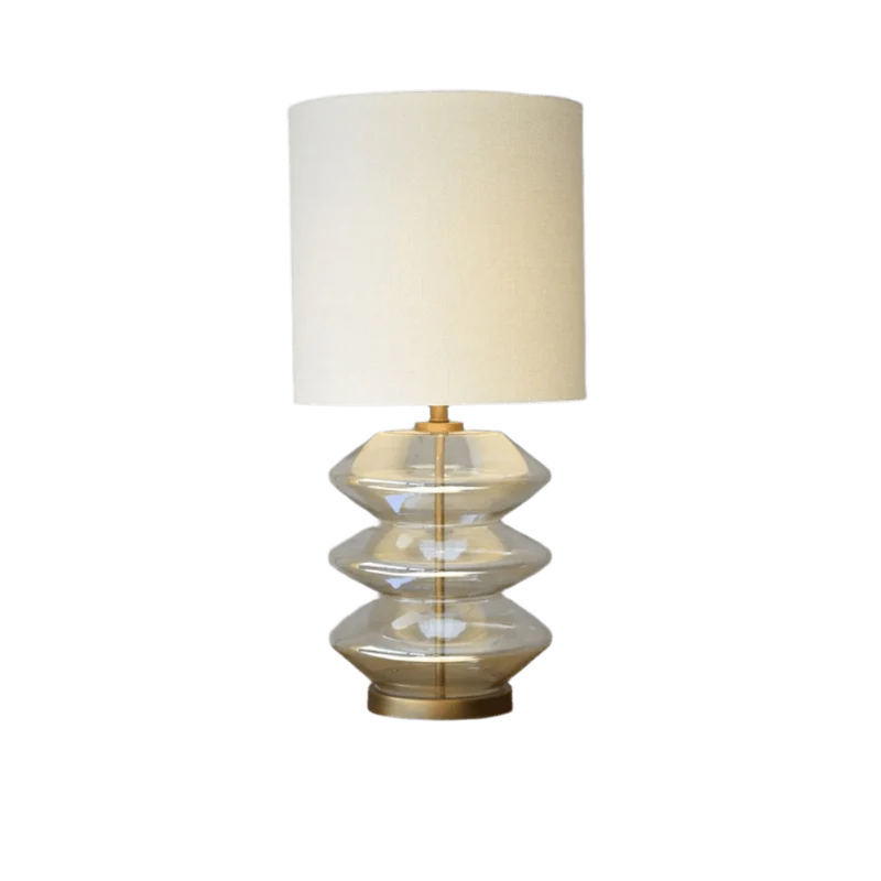 Zigzag Gold Lamp
