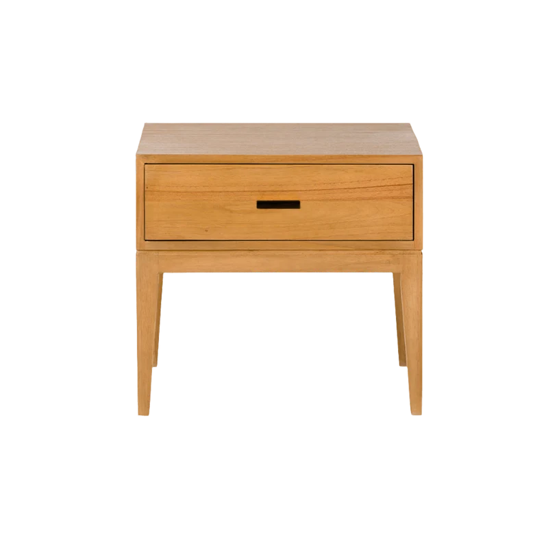 Madera Metal Natural with legs Bedside Table