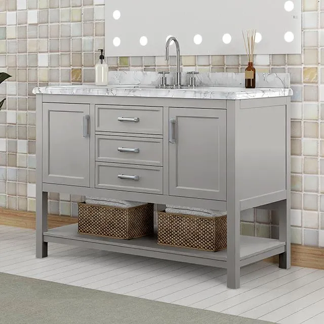 Furniture of America Reston TM-VS001GY-49 49" Vanity with Top/ Sink