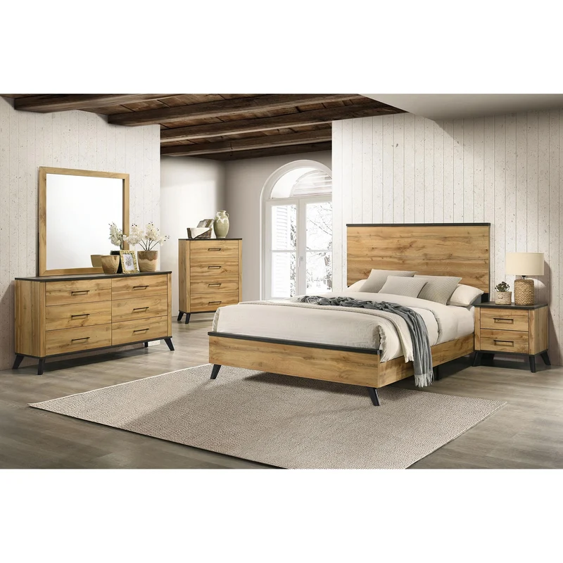 Coaster Furniture Kaywood 225001Q-S5 7 pc Queen Panel Bedroom Set