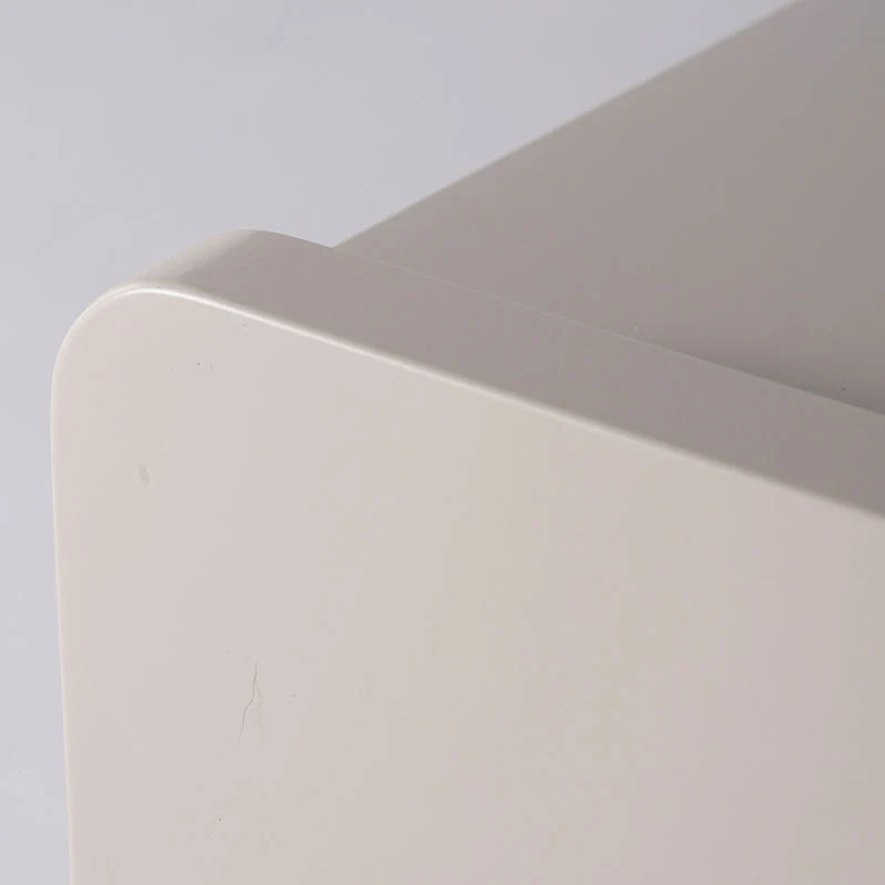 Contemporary Creative 2 Drawers Nightstand - Curved Front Stainless Steel Ball Legs Bedside Table For Bedroom