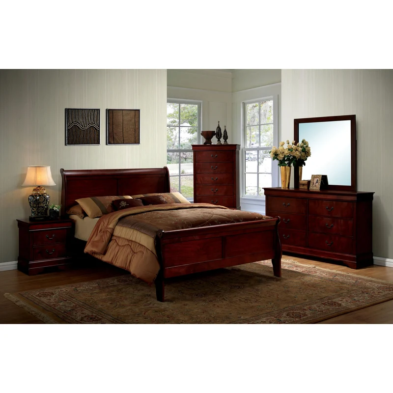 Furniture of America Louis Philippe III Dresser Mirror CM7866CH-M