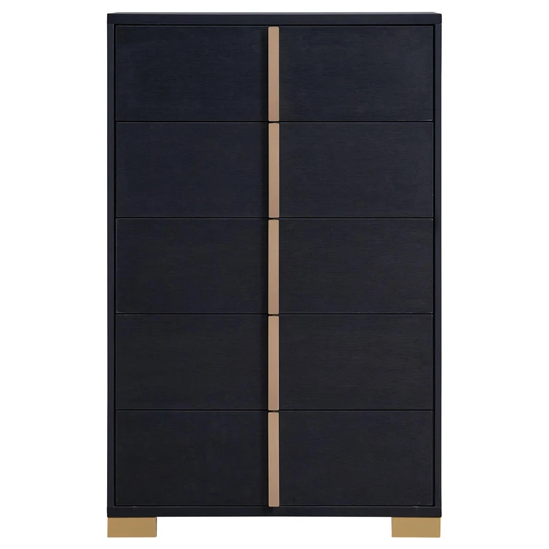 Coaster Furniture Marceline 222835 5-Drawer Bedroom Chest - Black