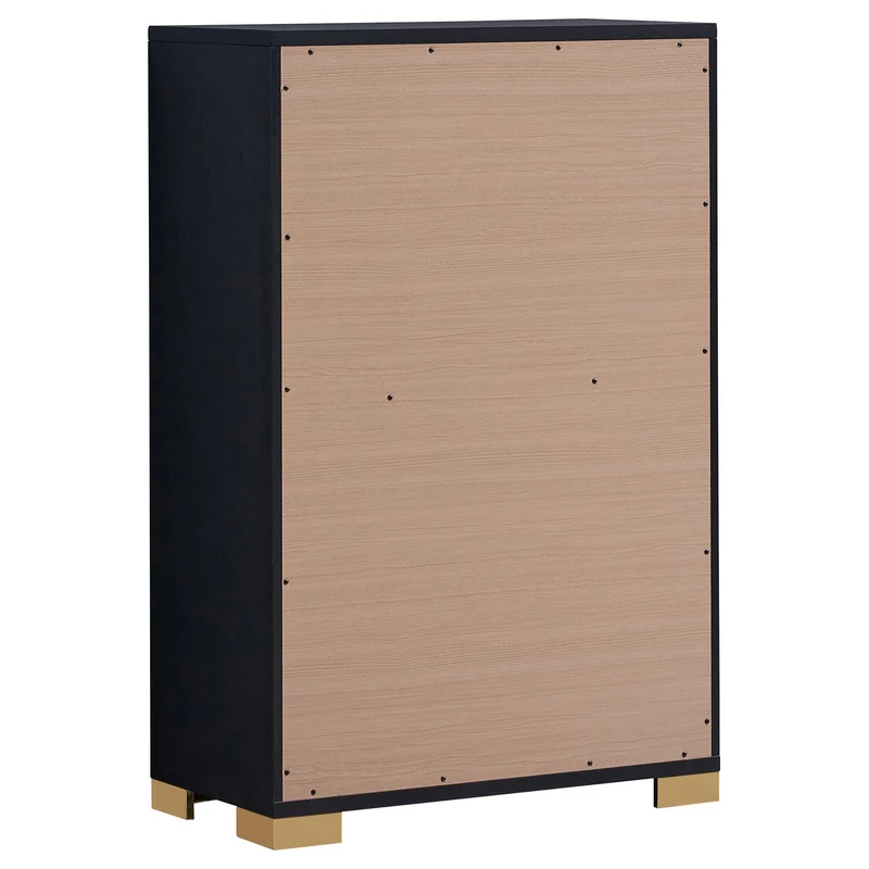 Coaster Furniture Marceline 222835 5-Drawer Bedroom Chest - Black