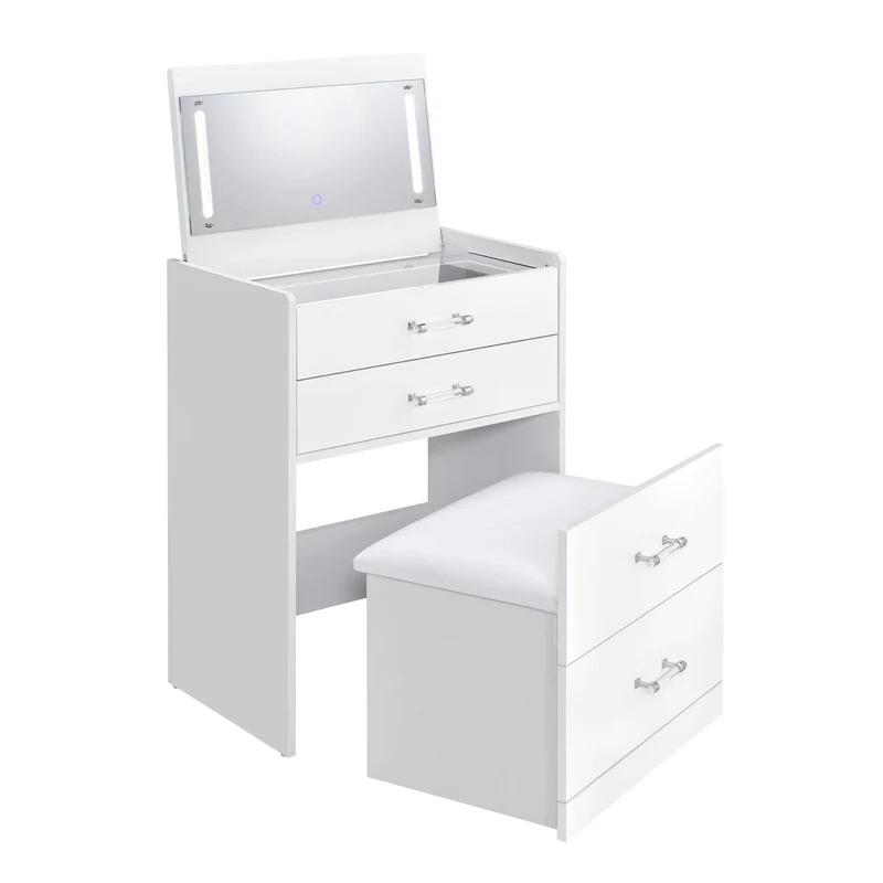 Elements International Irvine V-13260-7-VNSP Mini Dressing Table