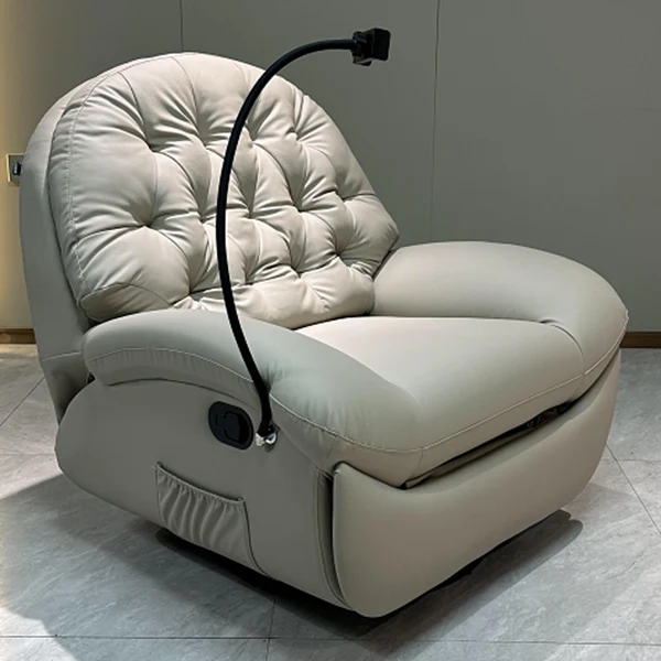 Modern Luxury Comfort Recliner Chair - 360° Rotating Lounge Accent Chair For Living Room