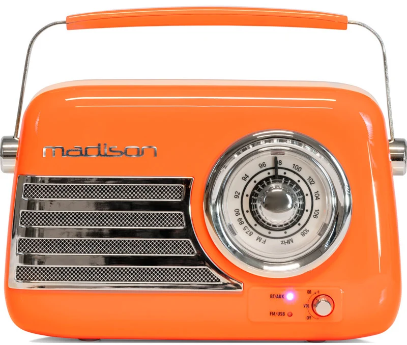 MADISON FREESOUND VR40 OR RADIO BLUETOOTH USB FM NARANJA