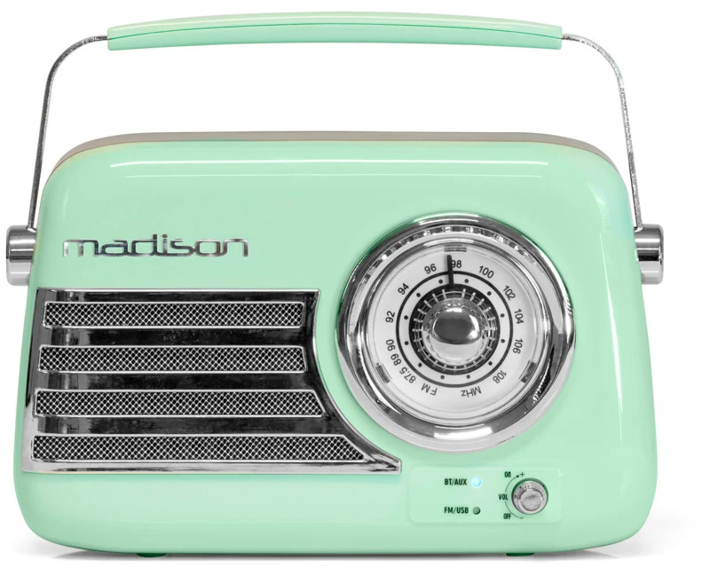 MADISON FREESOUND VR40 GR RADIO BLUETOOTH USB FM VERDE