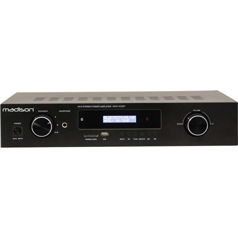 MADISON MAD1400BT-BK AMPLIFICADOR HIFI ESTEREO