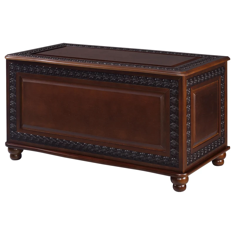 Coaster Furniture Finlay 900012 Cedar Chest - Dark Tobacco