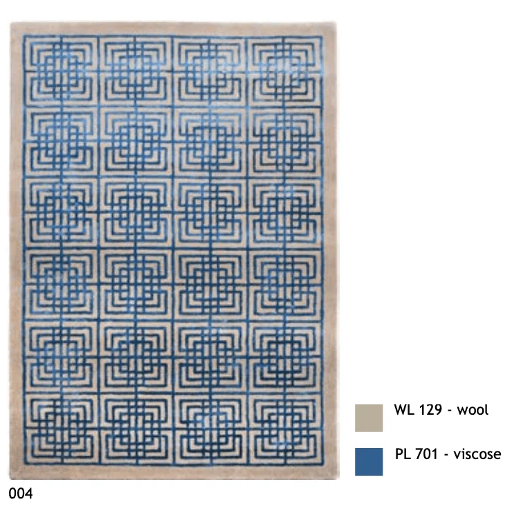 Line Square rug