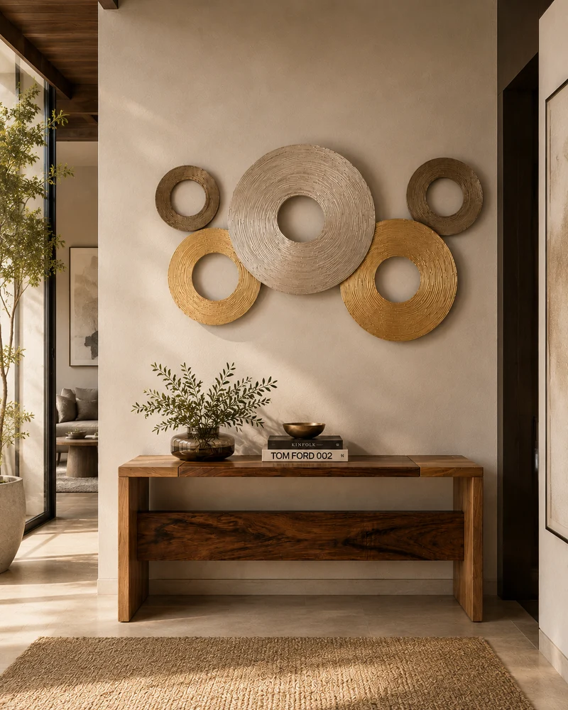 Set decorativo arte objeto COMPOSICIÓN 3 oros