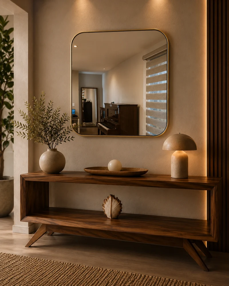 Espejo decorativo Frechen oro