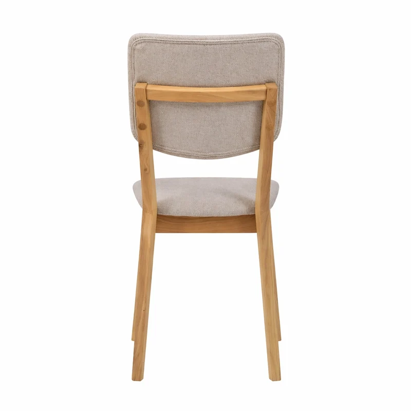 Pack de 2 o 4 Sillas de Comedor Tallin, Estructura de Madera Maciza de Roble, Tapizado | VESKOR