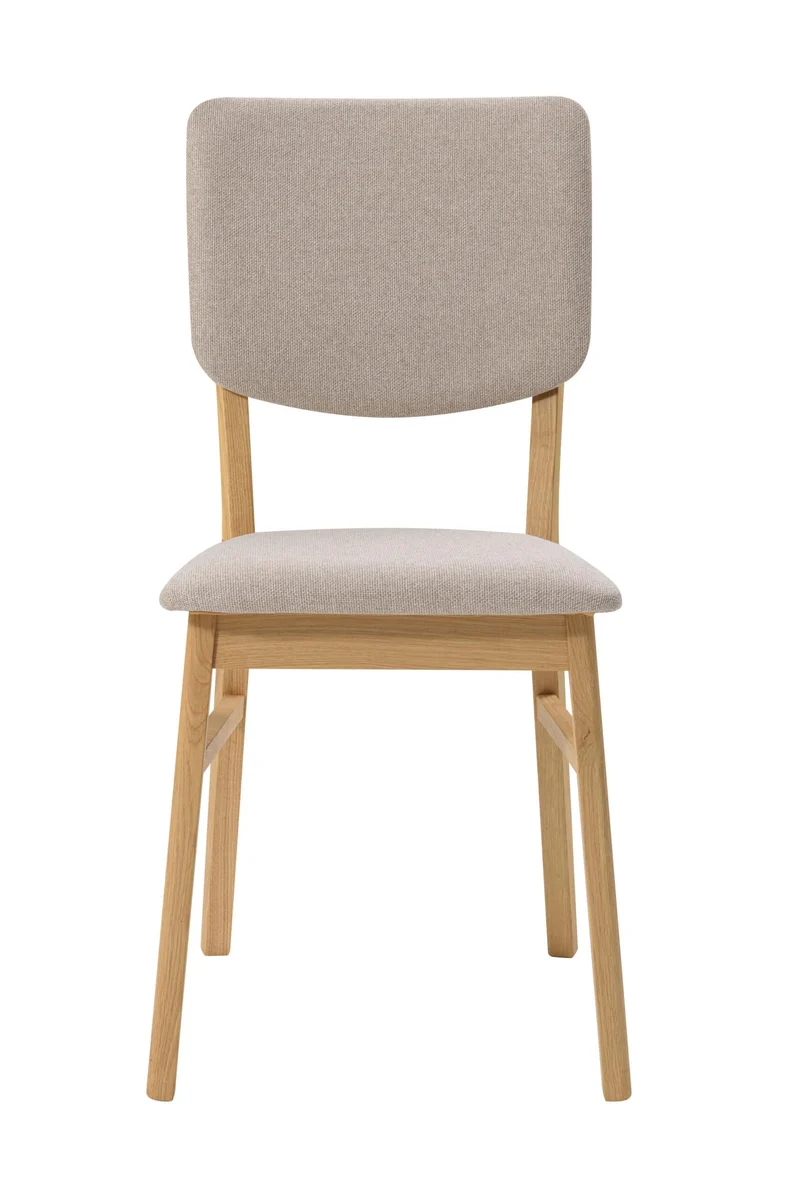 Pack de 2 o 4 Sillas de Comedor Tallin, Estructura de Madera Maciza de Roble, Tapizado | VESKOR