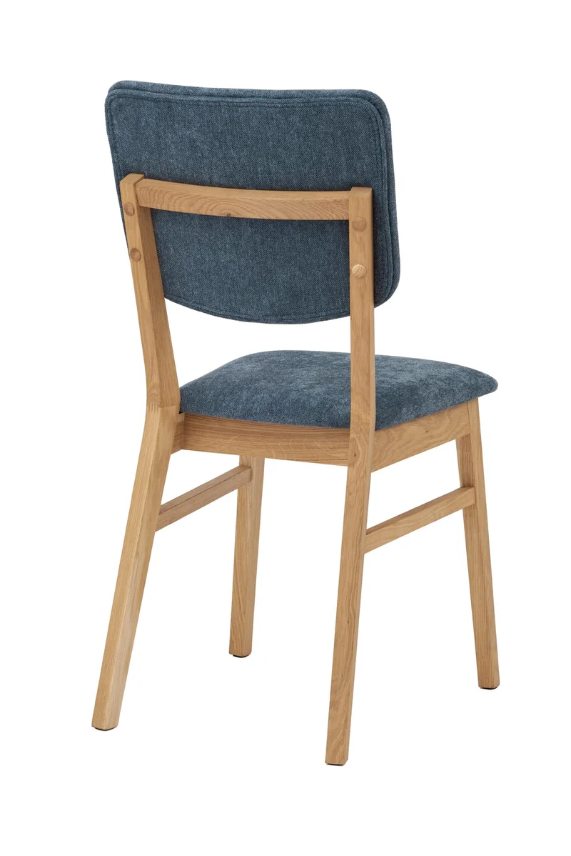 Pack de 2 o 4 Sillas de Comedor Tallin, Estructura de Madera Maciza de Roble, Tapizado | VESKOR