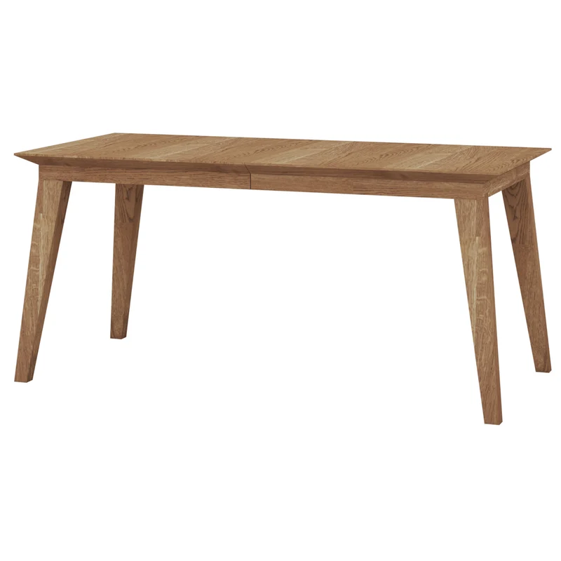 Mesa de comedor extensible de madera roble LEO 40 | LoftStory
