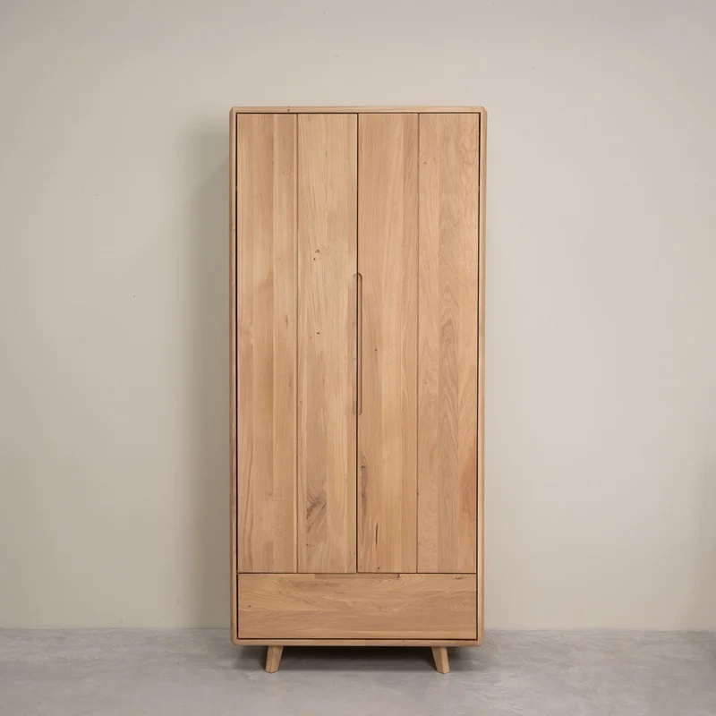 Armario de 2 puertas de madera maciza Sweden | NordicStory