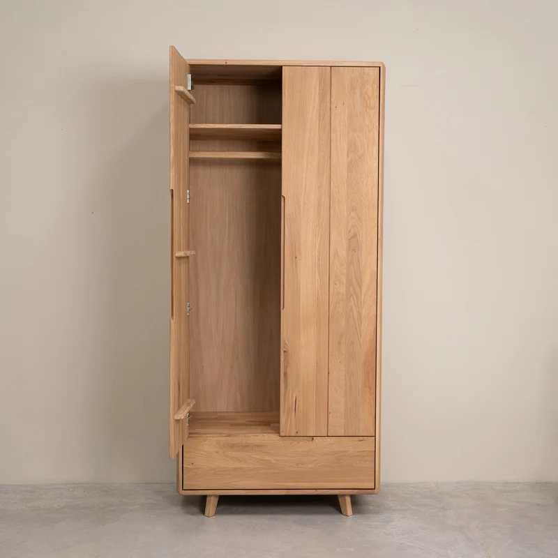 Armario de 2 puertas de madera maciza Sweden | NordicStory