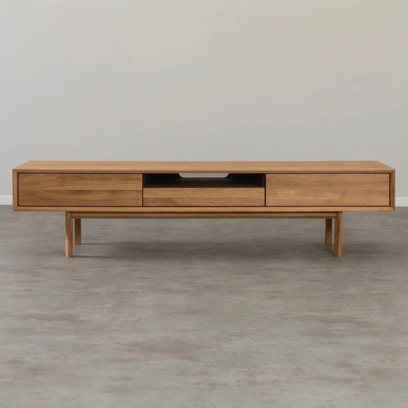 Mueble de TV madera maciza roble KODAMA | NordicStory
