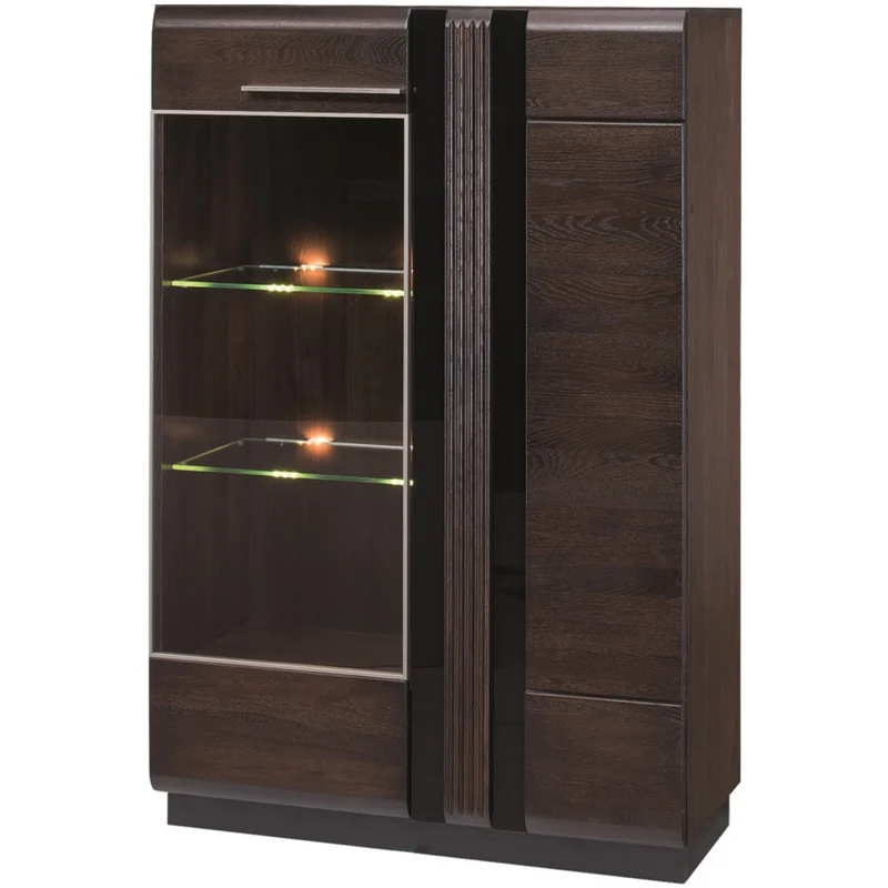 Vitrina de madera roble PORTI 15 | LoftStory