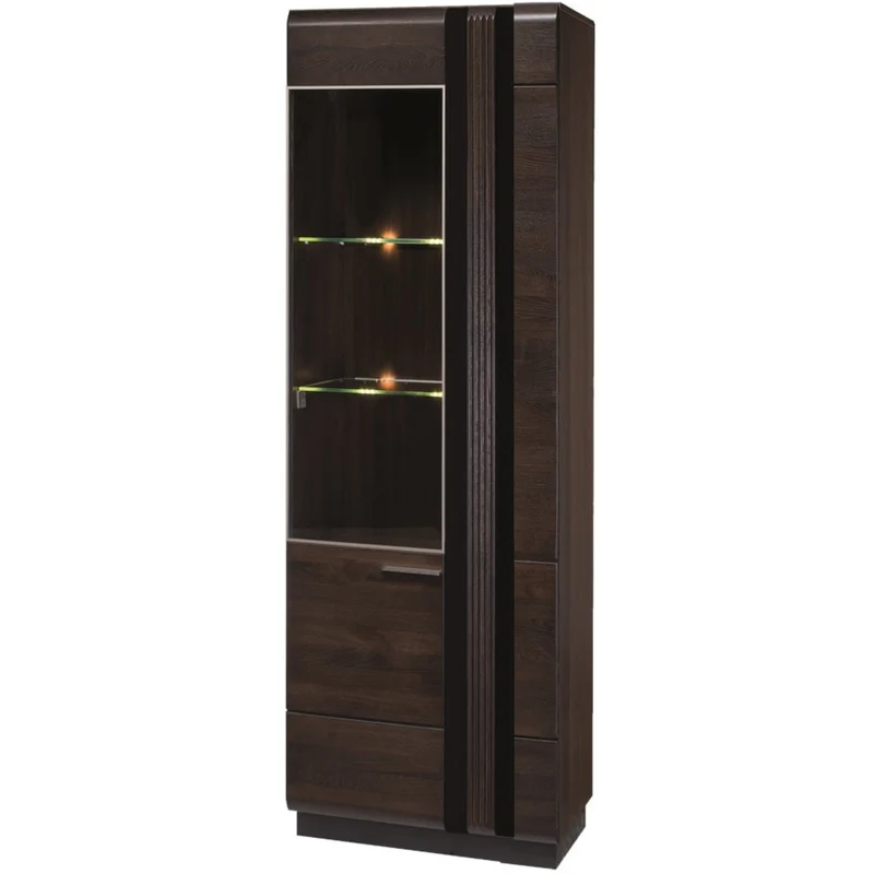 Vitrina de madera roble PORTI 10 | LoftStory