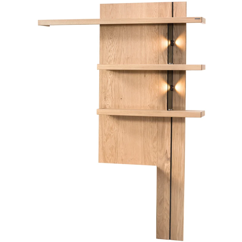 Estanteria de madera roble NAPOLI 34 | LoftStory