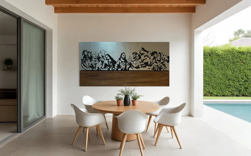 Cuadro Decorativo Última Cena parota