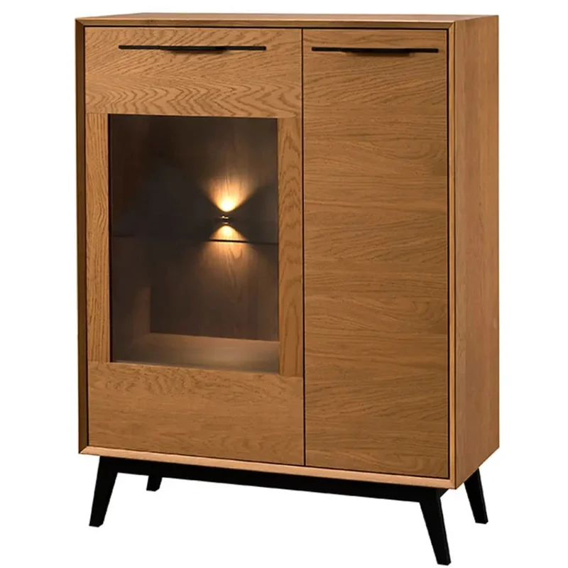 Vitrina de madera roble LAZURE 15 | LoftStory
