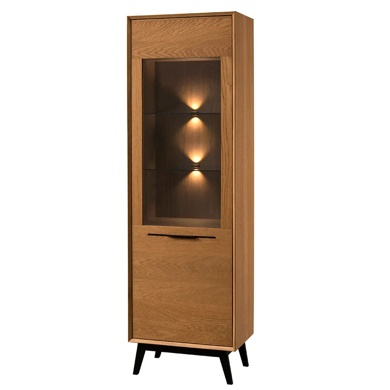 Vitrina de madera roble LAZURE 10 | LoftStory