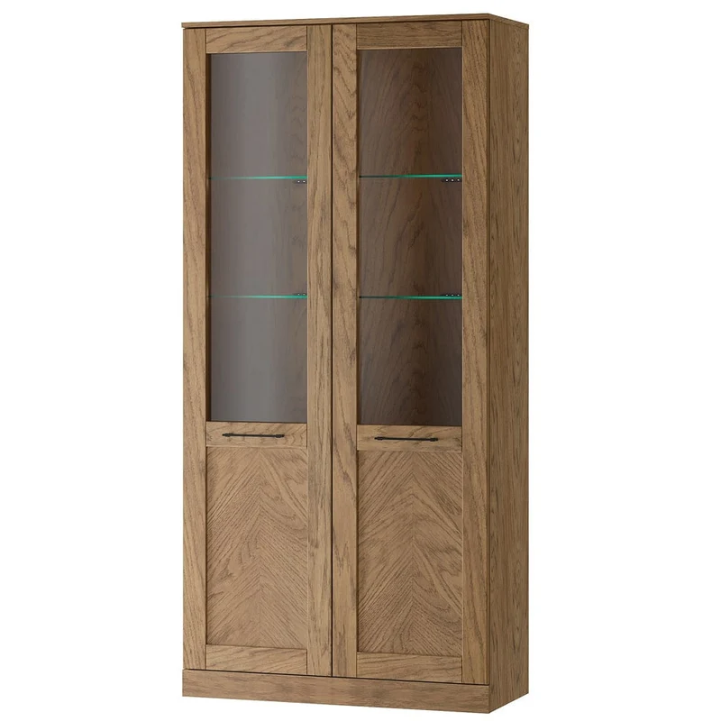 Vitrina de madera roble COZY 12 | LoftStory
