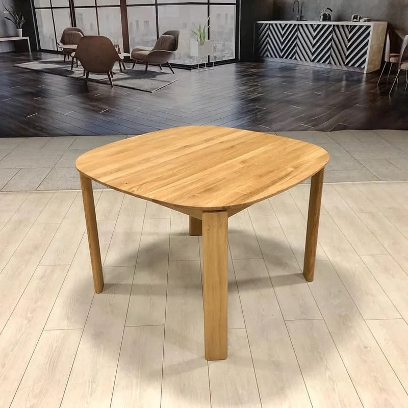 Mesa de comedor redonda extensible madera maciza roble Victoria | NordicStory
