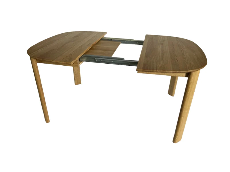 Mesa de comedor redonda extensible madera maciza roble Victoria | NordicStory