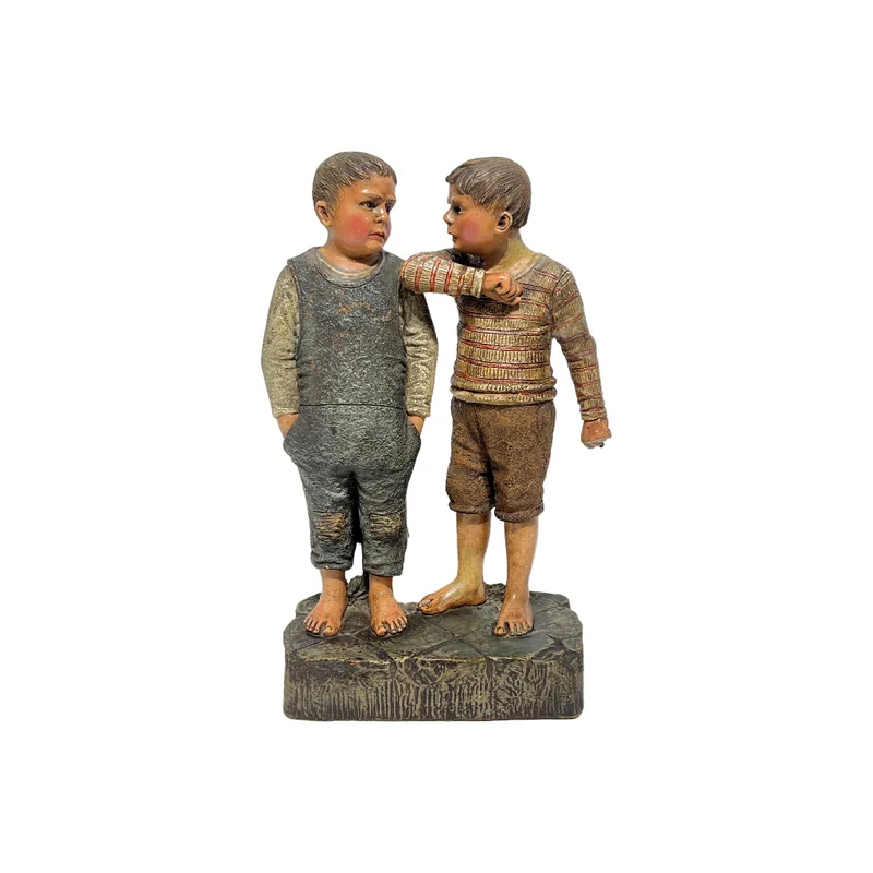 Figura terracota 'Niños' B. Bloch & Company 1900-1910