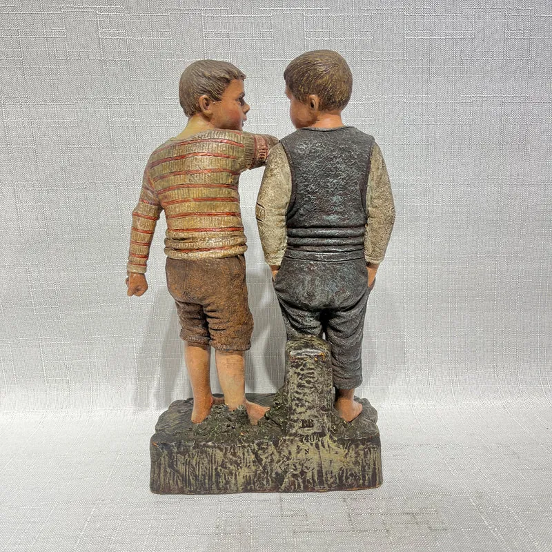 Figura terracota 'Niños' B. Bloch & Company 1900-1910