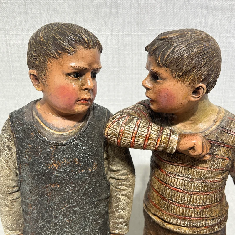 Figura terracota 'Niños' B. Bloch & Company 1900-1910