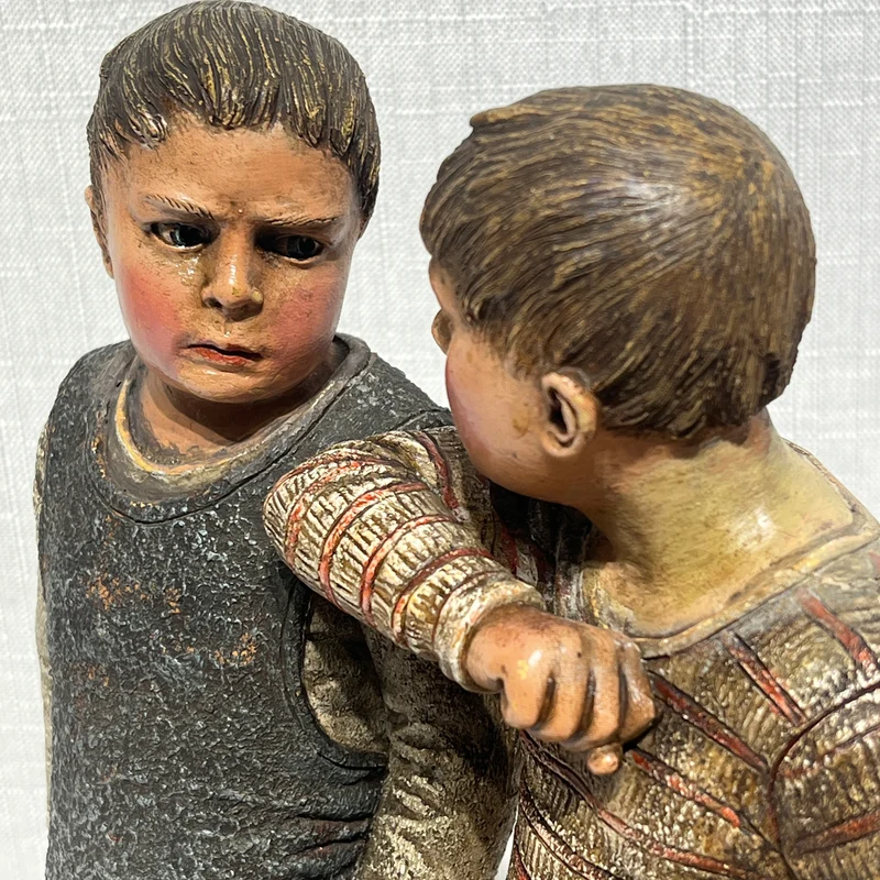 Figura terracota 'Niños' B. Bloch & Company 1900-1910