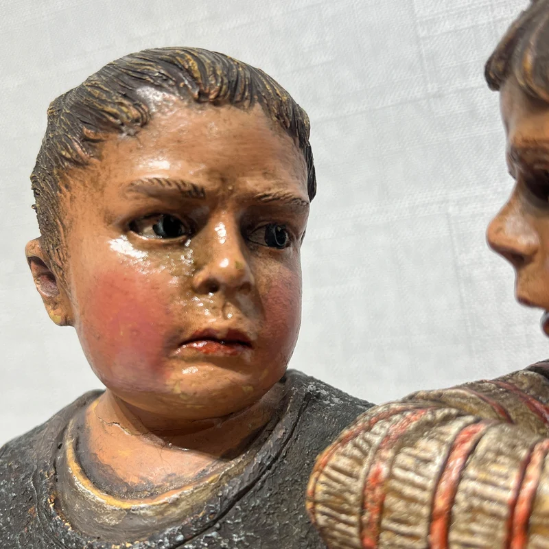 Figura terracota 'Niños' B. Bloch & Company 1900-1910