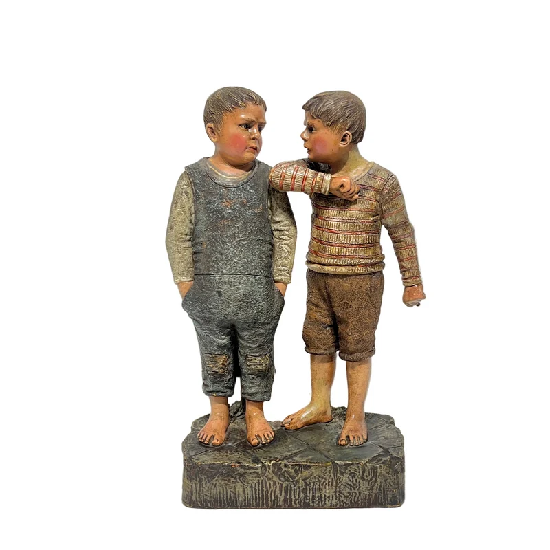 Figura terracota 'Niños' B. Bloch & Company 1900-1910