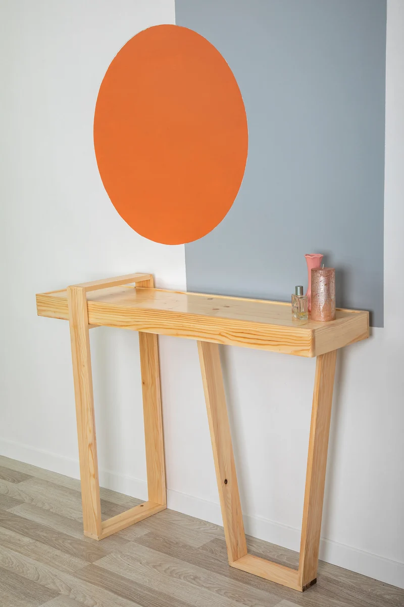 Arrow Solid Wood Dresuar Console Table