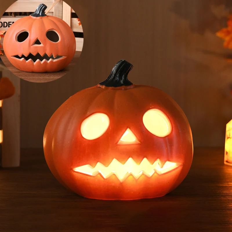 Modern Art Deco PE Pumpkin-Shaped LED Floor Lamp For Living Room