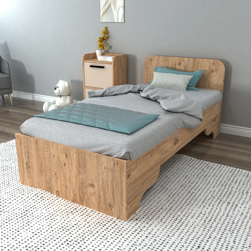 Luses Bedstead Bed Frame with Headboard