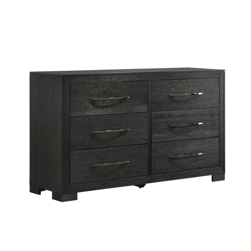 Elements International Allan B-3410-8-DR 6-Drawer Dresser